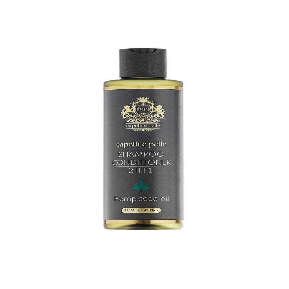 capelli e pelle Hydrating 2 in 1 Shampoo & Conditioner, Hair Care Treatment for Women & Men, anti- dandruff Shampoo, 250ml
