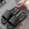 HYCYYFC Shower Bath Shoes Foot Acupuncture Massage Sandals and Slippers Female Summer Home Indoor Couple Bathroom Bathtub Men's Slippers Women's Bath Shoes (Color : Grey, Size : 44/45) view 2