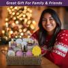 Aqua Elegante Bath Spa Gift Set - 15 Piece Premium Basket with Wash, Bubble Bath, Lotion, Salts, Body Scrub, Towel, Shower Puff, Bathbombs, Reusable Basket, Gifts for Women - Lavender & Chamomile view 3