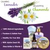 Aqua Elegante Bath Spa Gift Set - 15 Piece Premium Basket with Wash, Bubble Bath, Lotion, Salts, Body Scrub, Towel, Shower Puff, Bathbombs, Reusable Basket, Gifts for Women - Lavender & Chamomile view 4