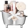 Aqua Elegante Spa Gift Basket - Luxury Bath Set with Body Wash, Bubble Bath, Lotion, Salts, Scrub, Spray, Shower Puff, Towel, Gifts for Women, Mom, Wife, Her - Coconut & Vanilla view 1