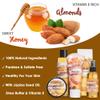 Bath Spa Gift Sets - Luxury Basket With Honey & Almond - Spa Kit Includes Wash, Bubble Bath, Lotion, Bath Salts, Body Scrub, Shower Puff, Bathbombs, Soap and Towel view 4