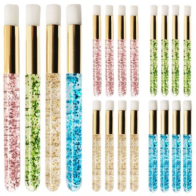 20-Piece Lash Shampoo Brush Set - Eyelash Extension Cleanser, Peel Off Blackhead, Nose Pore Deep Cleaning Brush for Face & Eyelash