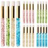 20-Piece Lash Shampoo Brush Set - Eyelash Extension Cleanser, Peel Off Blackhead, Nose Pore Deep Cleaning Brush for Face & Eyelash view 1