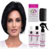 ABBEY 100% Hand-Tied Human Hair / HF Synthetic Blend Wig by Envy, 6PC Bundle: Wig, 4oz Mara Ray Luxury Shampoo, Conditioner, & The One Hair Mask, Wide Tooth Comb, and 19 Page Belle of Hope Guide (Medium Blonde) view 2