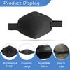 2PCS Eye Patches,AMZVIO 3D EyePatch for Adults,Adjustable Medical Eyepatch for Left or Right eye, Large Soft Eye patch for Lazy Eye, Black(Large Size) view 2