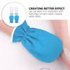 2 Pairs Essential Oil Gloves Washable Wax Mitts Paraffin Bath Mittens Portable Hand Spa Mittens Reusable Paraffin Gloves Paraffin Wax Liners Care Nursing Supplies Flannel view 3