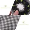 12 Pcs Bun Net Pocket Fabric Hair Rope To Weave view 3
