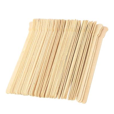 FOMIYES Hair Hair 100PCS Sticks, Hair Eyebrow Removal Wooden Sticks, Practical Waxing Spatulas, Waxing Applicator Mixing Sticks for Salon Home Hair Sticks Sticks