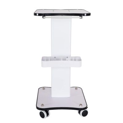 Rolling Trolley Cart SPA Storage Beauty Salon Machine Organizer Stand 4 Wheel Max Load 40kg Salon Table Trolley Stand Rolling Cart Beauty Wheel Holder Spa Cart