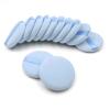 12 PCS Cotton Powder Puff, Face Puff Makeup Puffs Pads, Velour Powder Puff Round Fluffy Puff for Loose Powder Foundation (Blue) view 1