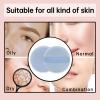 12 PCS Cotton Powder Puff, Face Puff Makeup Puffs Pads, Velour Powder Puff Round Fluffy Puff for Loose Powder Foundation (Blue) view 4