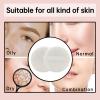12 PCS Cotton Powder Puff Face Makeup Puff Pads 2.36 Inch, Velour Round Fluffy Puff for Loose Powder Foundation (White) view 4