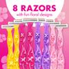 BIC Soleil 3 Simply Women's Disposable 3 Blade Razors, Soothing Moisture Strip and Comfortable Handle, 8-Pack view 2