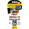 BIC Flex 5 Disposable Razor for Men, Sensitive Skin Razor For a Smooth, Comfortable and Close Shave, 4 Piece Razor Set view 1