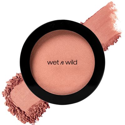 wet n wild Color Icon Blush, Effortless Matte Natural Sheer Glow & Seamless Blend, Luxuriously Infused Smooth Jojoba Oil, Cruelty-Free & Vegan - Pearlescent Pink(Packaged)