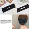 Beaupretty Hair Styling Tools Hair Bun Maker Donut Buns Shaper Flexible DIY French Hairstyle Tool for Hair Lazy Hair Curler for Girls Women 3pcs Black Hair Styling Accessories view 3