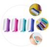 Healifty 4Pcs Handle Grip Nail Brush Fingernail Brush Cleaner Scrubbing Kit Pedicure Tool for Toes Nails Men Women Bathroom Kitchen Random view 4
