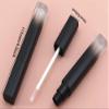 10ml Clear Plastic Eyeliner Vials Container Refillable Disposable Eyeliner Brush Applicator Eyeliner Lash Rapid Growth Container for DIY Eyelash Growth Oil, Eye Gloss Liquid, Black Gradient, 10 Pack view 2
