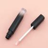 10ml Clear Plastic Eyeliner Vials Container Refillable Disposable Eyeliner Brush Applicator Eyeliner Lash Rapid Growth Container for DIY Eyelash Growth Oil, Eye Gloss Liquid, Black Gradient, 10 Pack view 3