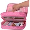 SMSOM Cosmetic Bags, Travel Toiletry Bag, Portable Makeup Organizer, Cosmetic Bag, Travel Cosmetic Case for Travel Toiletries (Color : Pink) view 4