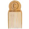 Controlled Chaos Bamboo Hair Comb - Detangling Comb for Thick Curly Hair, Long Tooth Wooden Comb for Men, Women & Kids view 1