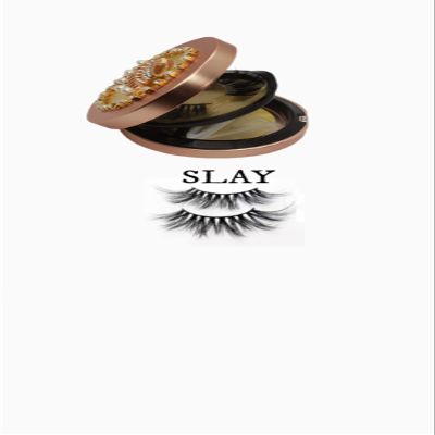 "Slay" Strip Lashes- Mirror Case