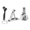 Beaupretty 1set Nose Hair Scissors Nail Trimmer Cleaning Brush Safe Grooming Kit for Men for Birthdays Holidays view 1