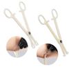 Body Piercing Kit Tongue Eyebrow Nose Jewelry Piercing Rings with Glove Rose Gold 47PCS view 3