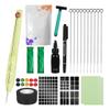 Hand Poke and Stick Tattoo Kit Tattoo Needles Template Sticker Body Artist Supplies 5RL view 1