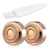 Facial Hair Remover Replacement Heads: Compatible with Finishing Touch Flawless Facial Hair Removal Tool for Women As Seen On TV 18K Gold-Plated Rose Gold (Generation 2 2pack) view 1