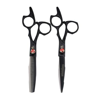 6.0 Inch Hair Scissors Kit Professional Hair Dressing Set Thinning Shears Barber Accessories Hair Cutting Tools Salon Hair Clipper Home Styling Scissors Janpanese Steel