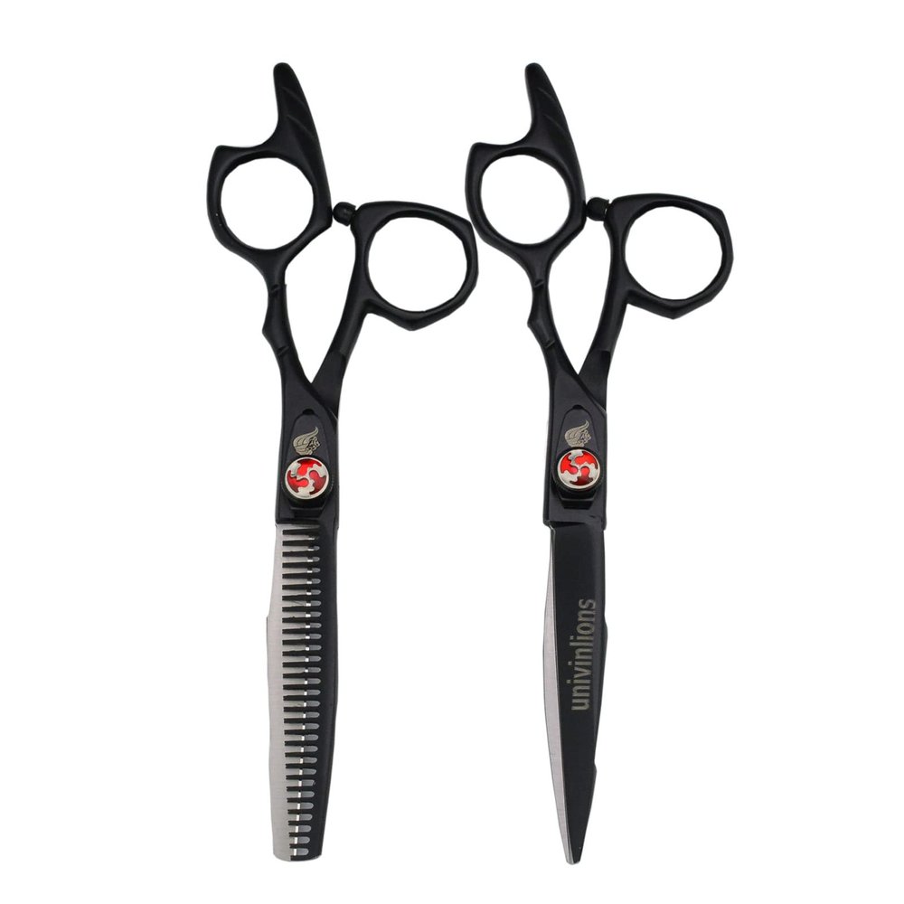 6.0 Inch Hair Scissors Kit Professional Hair Dressing Set Thinning Shears Barber Accessories Hair Cutting Tools Salon Hair Clipper Home Styling Scissors Janpanese Steel