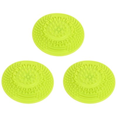 Beaupretty 3pcs Silicone Makeup Brush Cleaning Cup Mat Brush Cleaning Pad Makeup Scrubber Cleaner
