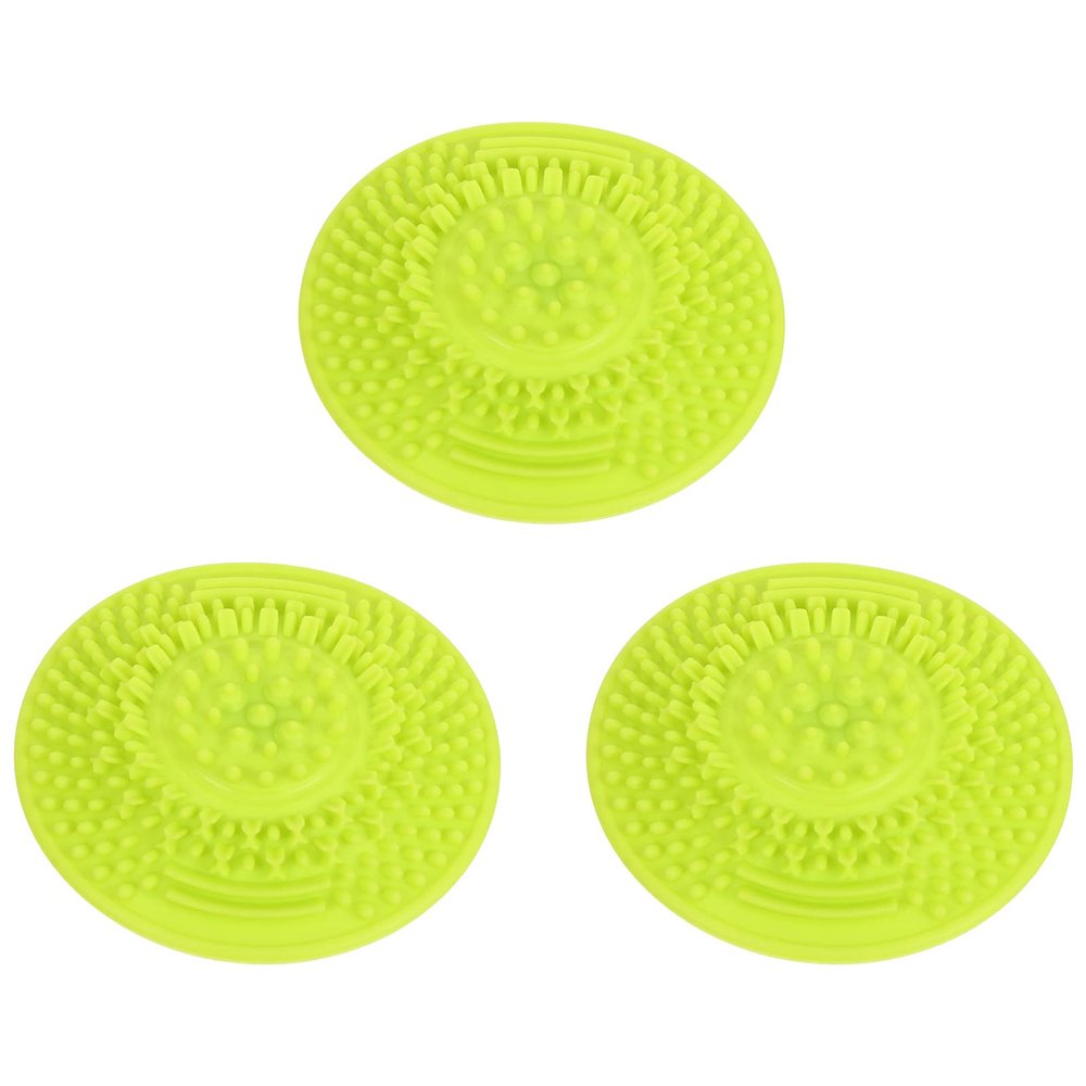 Beaupretty 3pcs Silicone Makeup Brush Cleaning Cup Mat Brush Cleaning Pad Makeup Scrubber Cleaner