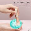 Beaupretty 3pcs makeup brush cup cosmetic brush cleaning bowl cosmetic brush cleaner makeup brush cleaning mat makeup brush cleaner portable brush with suction cup Eye shadow brush view 3