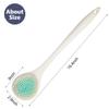 BEDELITE Back Bath Brush Long Handle for Shower of 2 - Soft Shower Brush for Men & Women,Back Brush Scrubber - 16.4" Long Skin Exfoliator for Body Bath Scrubber2 Pack, Pink & Ivory view 4