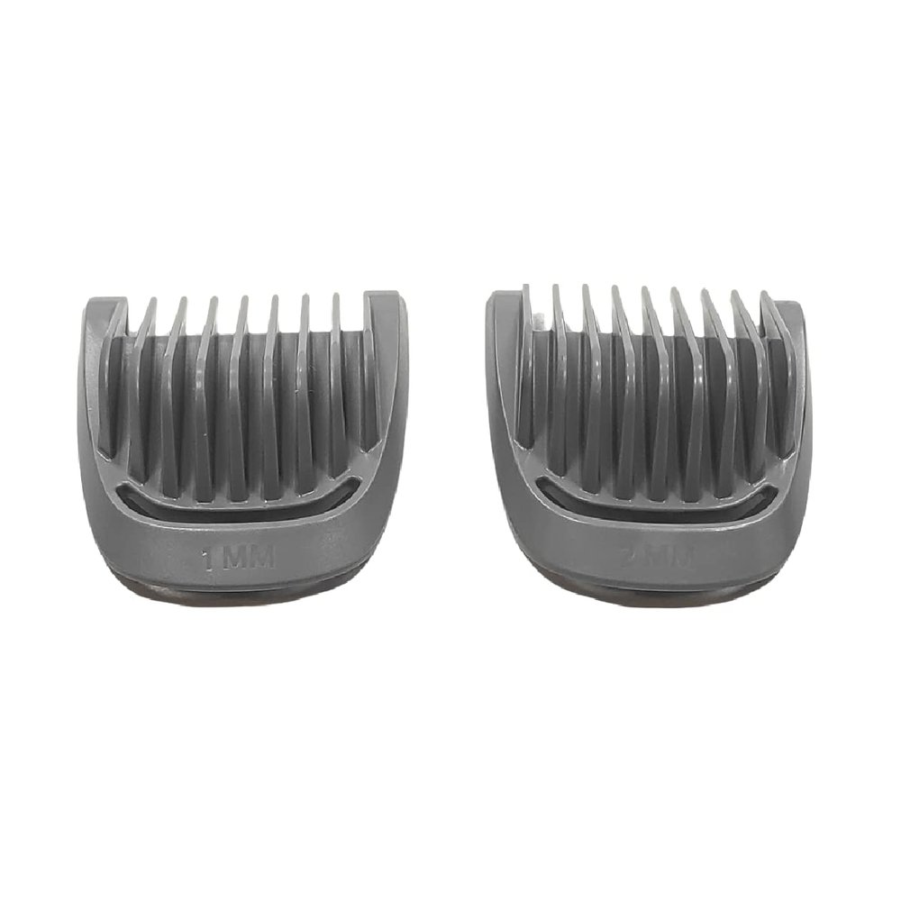 service_parts Stubble Clipper Comb 1mm & 2mm Compatible with Philips Beard Trimmer Shaver