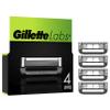 Gillette Labs Razor Blades Men, Pack of 4 Razor Blade Refills, Compatible with GilletteLabs with Exfoliating Bar and Heated Razor view 1
