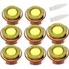 8PCS Replacement Heads For Finishing Touch Flawless Facial Hair Remover,Women Hair Removal Shaving Head First Generation(Gen 1)18K Gold (18K Gold-8psc) view 1