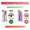 8PCS Replacement Heads For Finishing Touch Flawless Facial Hair Remover,Women Hair Removal Shaving Head First Generation(Gen 1)18K Gold (18K Gold-8psc) view 3