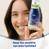 Double Effect Waterproof Eye Make-Up Remover (125 ml), Daily Use Face Cleanser for Make-Up and Mascara with Cornflower Extract and Biotin view 4