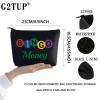 G2TUP Funny Gambling Game Lover Gift Money Game Zipper Bag Casino Gambling Gifts Toiletry Bag (Money BL) view 2
