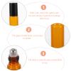 Beaupretty 10pcs Portable Travel Glass Roller Bottles Containers Caps for Perfume and Makeup Storage view 4