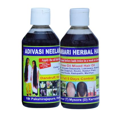 ADIVASI LAVANCHA HAIR CARE Adivasi Neelambari Herbal hair oil (250 ml)