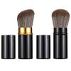 JewelryWe 2 PCS Cosmetic Beauty Makeup Minerals Powder Brush Travel Retractable Kabuki Brush,Foudation Blush Brush Cosmetic Tool view 1