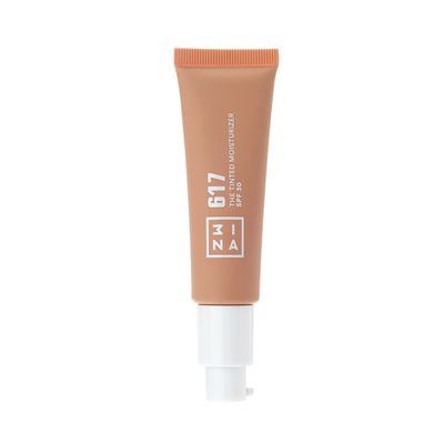 3INA The Tinted Moisturizer SPF 30  Tinted Face Moisturizer for Women with Hyaluronic Acid  Light to Medium Coverage Foundation  617  1.01 oz