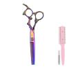 6.0 Inch Pink Hair Styling Scissor Professional Hairdressing Scissors Kit Hair Cutting Thinning Shears Barber Accessories For Hairdresser Hair Clipper Salon Hair Clips Japanese Steel (Size : Thinning view 1
