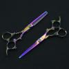 6.0 Inch Pink Hair Styling Scissor Professional Hairdressing Scissors Kit Hair Cutting Thinning Shears Barber Accessories For Hairdresser Hair Clipper Salon Hair Clips Japanese Steel (Size : Cutting view 3