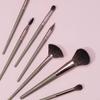 MINISO Makeup Brush Set, Premium Soft Eye Shadow Powder Eyebrow Brush Concealer Brush, Golden 12Pcs view 4